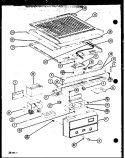 Page 12 Diagram and Parts List for 86871 P1113702W Amana Refrigerator