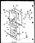 LOWER DOOR PARTS Diagram and Parts List for TM14G-L P7565817W L Amana Refrigerator