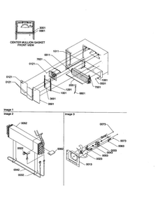 Evaporator/fan Motor Assembly Diagram and Parts List for TX19V2E-P1306303WE  Amana Refrigerator