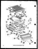 CENTER MULLION / EVAP PARTS Diagram and Parts List for TM14K P7705206W Amana Refrigerator