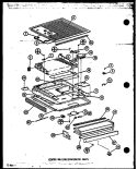 CENTER MULLION / EVAP PARTS Diagram and Parts List for TM14M P7705208W Amana Refrigerator