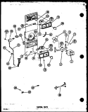 CONTROL PARTS Diagram and Parts List for TM14M P7705208W Amana Refrigerator