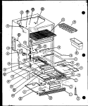 Page 3 Diagram and Parts List for TJ18N P1106111W Amana Refrigerator