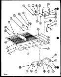 Page 13 Diagram and Parts List for TJ20N P1106114W Amana Refrigerator