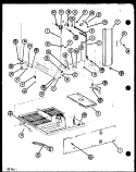 Page 14 Diagram and Parts List for TJ20N P1106114W Amana Refrigerator
