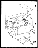 Page 18 Diagram and Parts List for TJ22N P1106115W Amana Refrigerator
