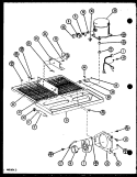 Page 20 Diagram and Parts List for TJ22N P1106115W Amana Refrigerator