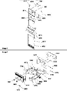 Control Assembly Diagram and Parts List for SB520TW-P1308601WW  Amana Refrigerator