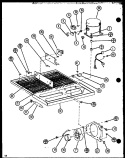 Part Location Diagram of D7595411 Whirlpool BASE PAN - PTD