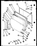 Part Location Diagram of D7869603 Whirlpool INNER DOOR PANEL FZ.