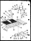 Page 16 Diagram and Parts List for 85278 P1109010W Amana Refrigerator