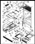 Page 4 Diagram and Parts List for TC22QW P1114903W W Amana Refrigerator