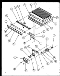 Page 6 Diagram and Parts List for TC18QW P1111408W W Amana Refrigerator