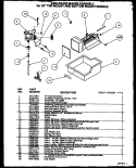 Page 14 Diagram and Parts List for IC3Q P111702W Amana Ice Maker