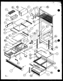 Part Location Diagram of R0179130 Whirlpool Glass crisper top as