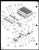 DIVIDER BLOCK AND CONTROLS Diagram and Parts List for TL20QL P1111706W L Amana Refrigerator