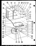 Page 4 Diagram and Parts List for BL20J P7680818W Amana Refrigerator