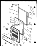Page 2 Diagram and Parts List for TM14QBW P1111101W W Amana Refrigerator