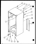 Page 7 Diagram and Parts List for TM14QBW P1111101W W Amana Refrigerator