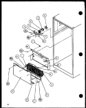 Part Location Diagram of 10201603 Whirlpool EVAP COVER