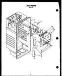 LINER PARTS Diagram and Parts List for GFS185/MN10  Caloric Refrigerator