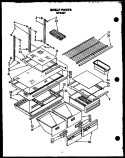 Part Location Diagram of 56853 Whirlpool Pan, Crisper