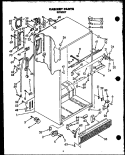 Part Location Diagram of 56769W Whirlpool CENTER RAIL - WHITE