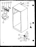FACTORY INSTALLED ICE MAKER Diagram and Parts List for TZI21Q2E P1111714W E Amana Refrigerator