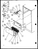 EVAP AREA Diagram and Parts List for TZI21Q2E P1111714W E Amana Refrigerator