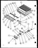DIVIDER BLOCK AND CONTROLS Diagram and Parts List for TZI21Q2E P1111714W E Amana Refrigerator