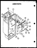 Part Location Diagram of W10854959 Whirlpool Shelf Stud/Support
