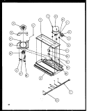 PANASONIC COMPRESSOR Diagram and Parts List for TG18RBW P1158303W W Amana Refrigerator