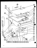 Page 5 Diagram and Parts List for BL20J P7680818W Amana Refrigerator
