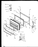 Page 2 Diagram and Parts List for TX21RE P1157605W E Amana Refrigerator