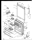 Page 5 Diagram and Parts List for TS18RBL P1158407W L Amana Refrigerator