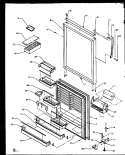 Page 8 Diagram and Parts List for TX22RL P1157704W L Amana Refrigerator