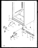 CABINET BOTTOM Diagram and Parts List for TS18RBL P1158407W L Amana Refrigerator