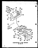 EVAP & FAN MOTOR 16 CU. FT. Diagram and Parts List for T16J P6017801W Amana Refrigerator