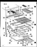 Page 3 Diagram and Parts List for TC18FA P7528819W A Amana Refrigerator