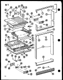 Page 5 Diagram and Parts List for TC18FA P7528819W A Amana Refrigerator