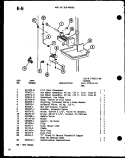 ADD ON ICE - MAKER Diagram and Parts List for TC18G P7553501W Amana Refrigerator