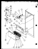 EVAP AREA Diagram and Parts List for TZ18Q2G P1156103W G Amana Refrigerator