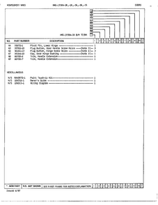 Doors/misc Page 3 Diagram and Parts List for 19584A  Admiral Refrigerator