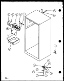 FACTORY INSTALLED ICE MAKER Diagram and Parts List for TZI20QL P1156204W L Amana Refrigerator