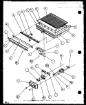 DIVIDER BLOCK AND CONTROLS Diagram and Parts List for TZ20QL P1156201W L Amana Refrigerator