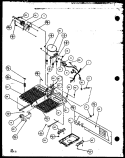 (TECUMSEH COMPRESSOR) Diagram and Parts List for TZ20QE P1156202W E Amana Refrigerator