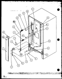 CABINET BACK Diagram and Parts List for TZ20QL P1156201W L Amana Refrigerator