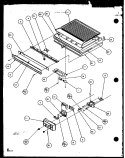 DIVIDER BLOCK AND CONTROLS Diagram and Parts List for TZ22QL P1114906W L Amana Refrigerator
