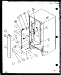 CABINET BACK Diagram and Parts List for TZ22QL P1114906W L Amana Refrigerator