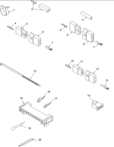 Terminals And Motor Connection  Block Diagram and Parts List for LGD32A -PLGD32AW Amana Dryer
